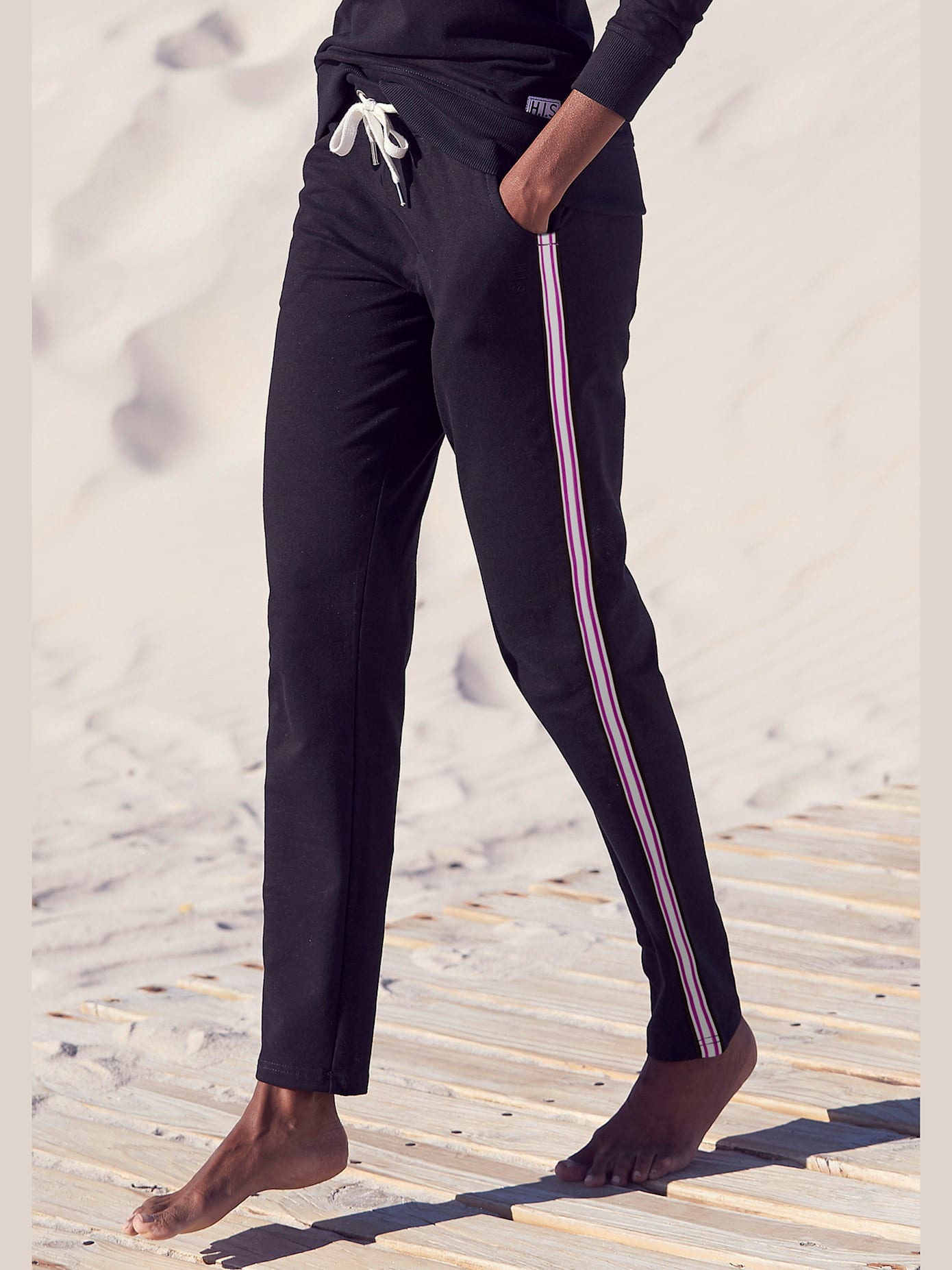 Pantalon d'intérieur pantalon de relaxation à rayures