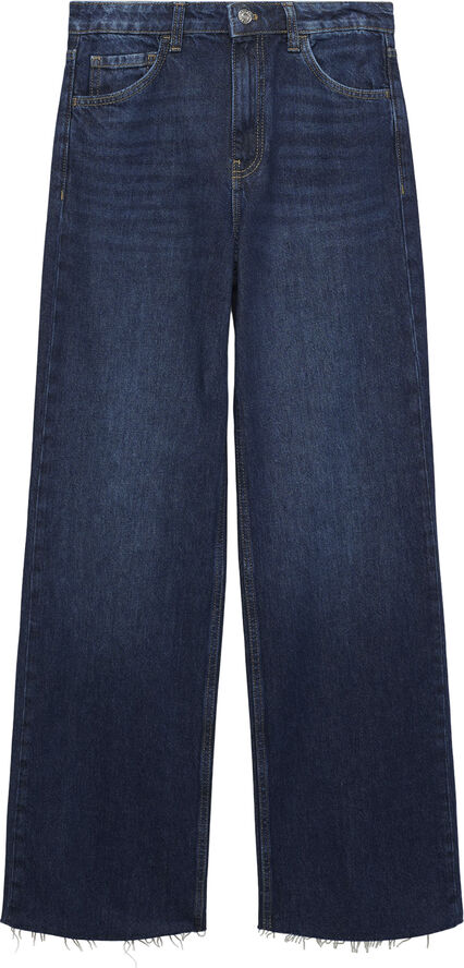 MANGO Danila wideleg high-rise jeans Open blue