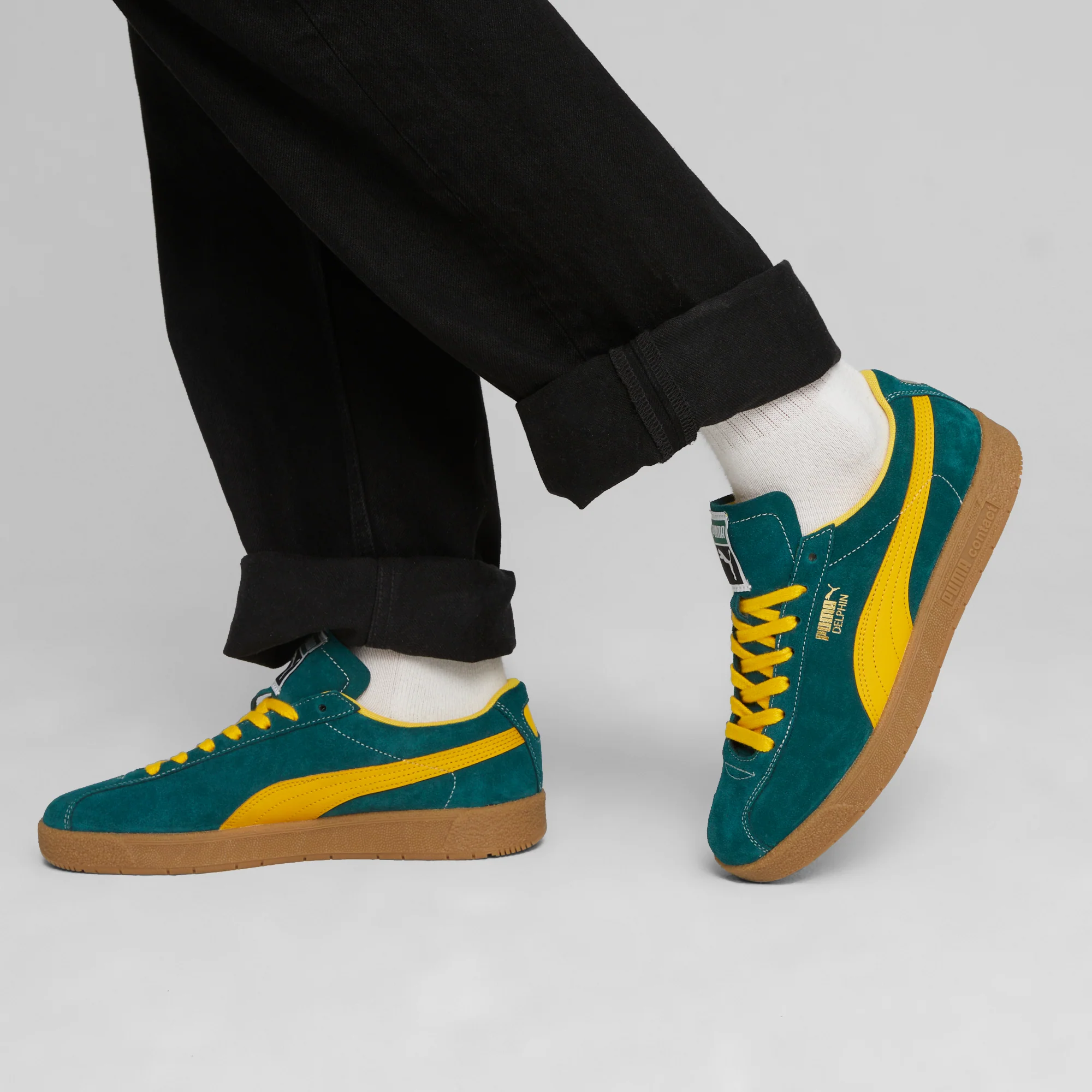 Puma  Delphine sneakers - Malazhit/Yellow Sizzle