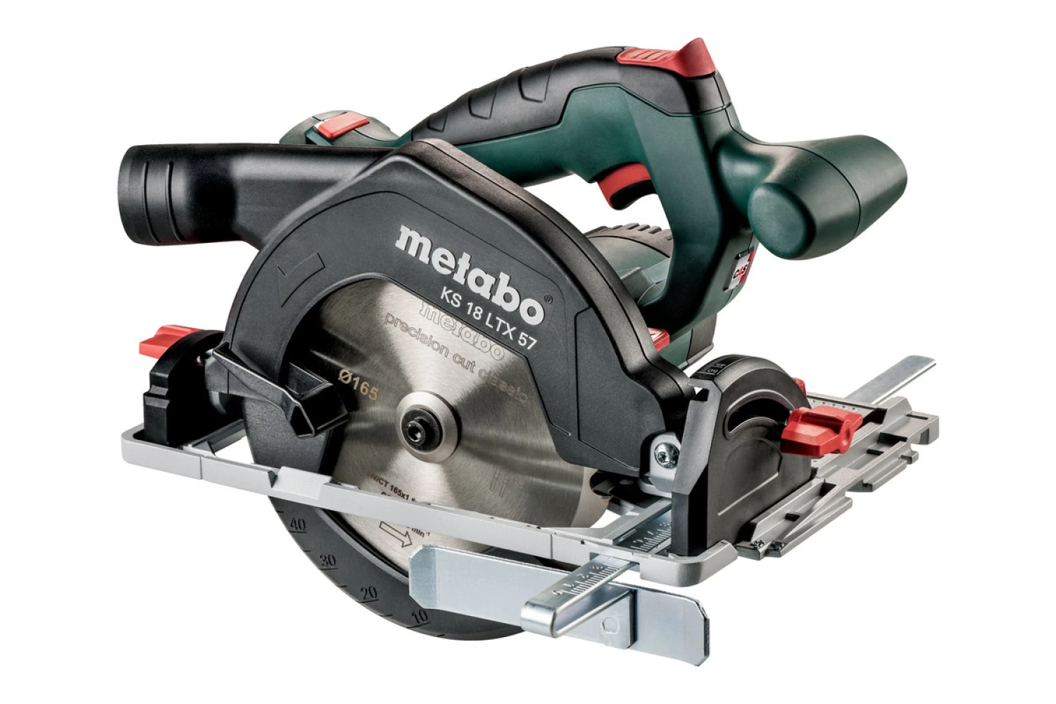 Metabo KS 18 LTX 57 18V Li-Ion accu cirkelzaag body in metaBOX - 165mm