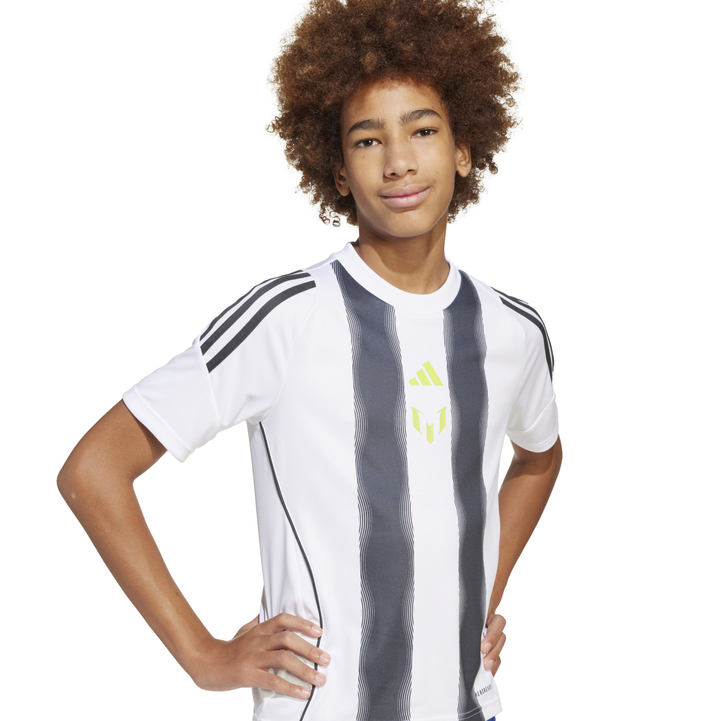 adidas Messi Zomerset Kids Wit Donkergrijs Neongeel Blauw