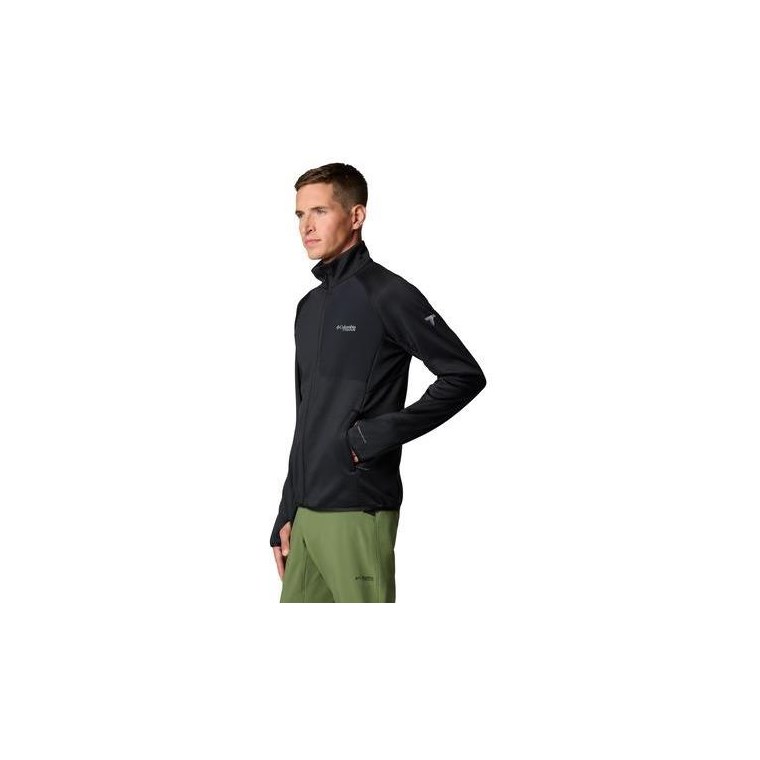 Columbia M Triple Canyon Grid Fleece FZ II Black