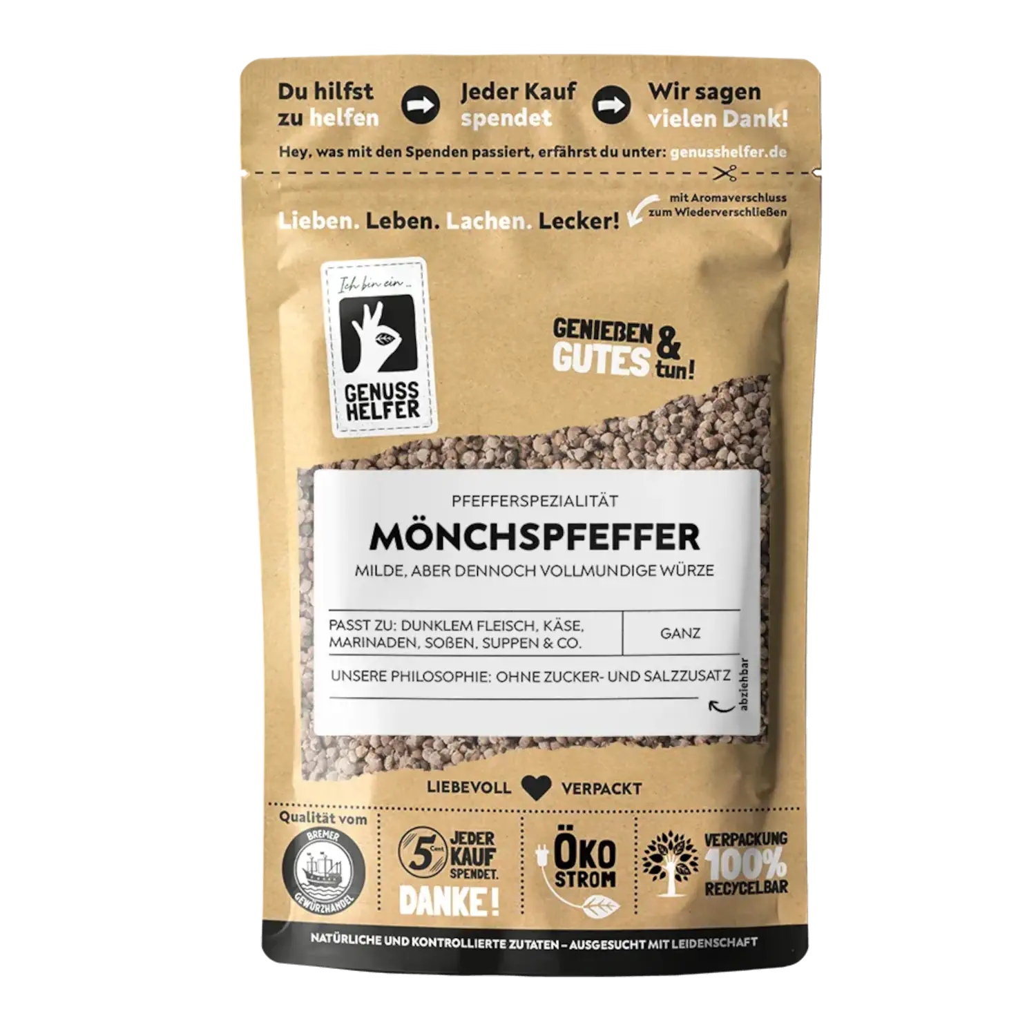 Mönchspfeffer, ganz