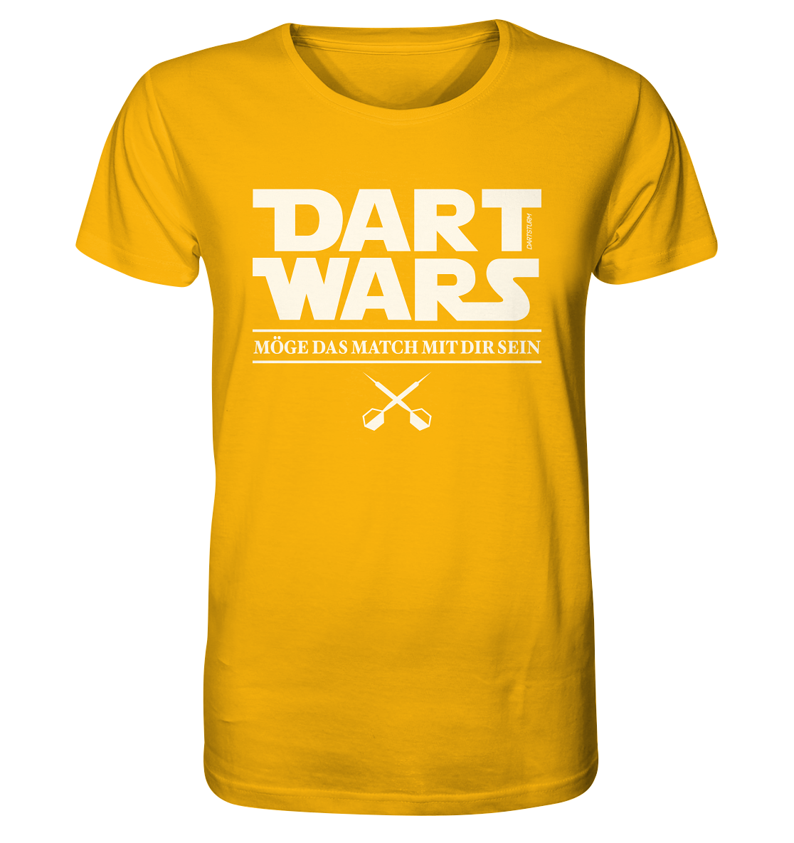 DartSturm - Dart Wars Weiß - Organic Shirt