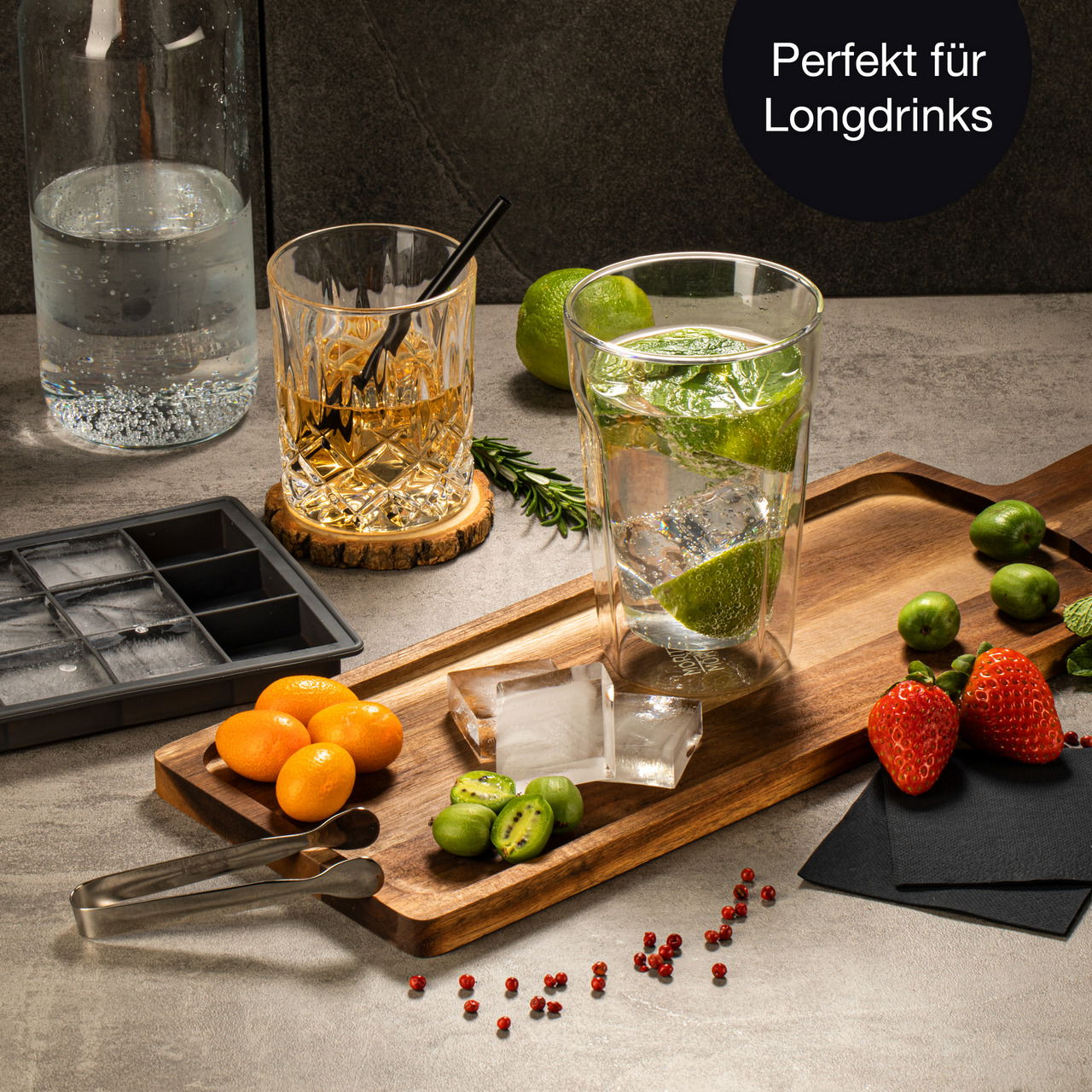 Moritz & Moritz Eiswürfelform eckig 2er Set