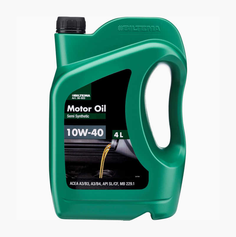 Halvsyntetisk motorolje 10W–40, 1 liter