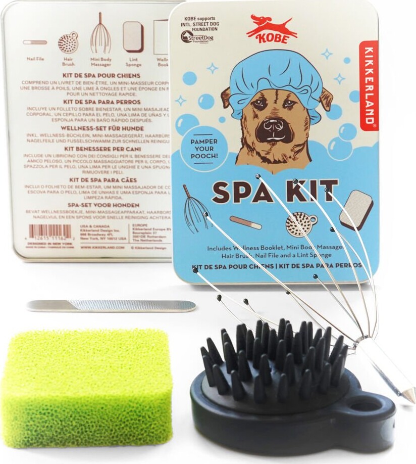 Kikkerland - Spa Kit Til Hunde - Kobe - 4 Dele
