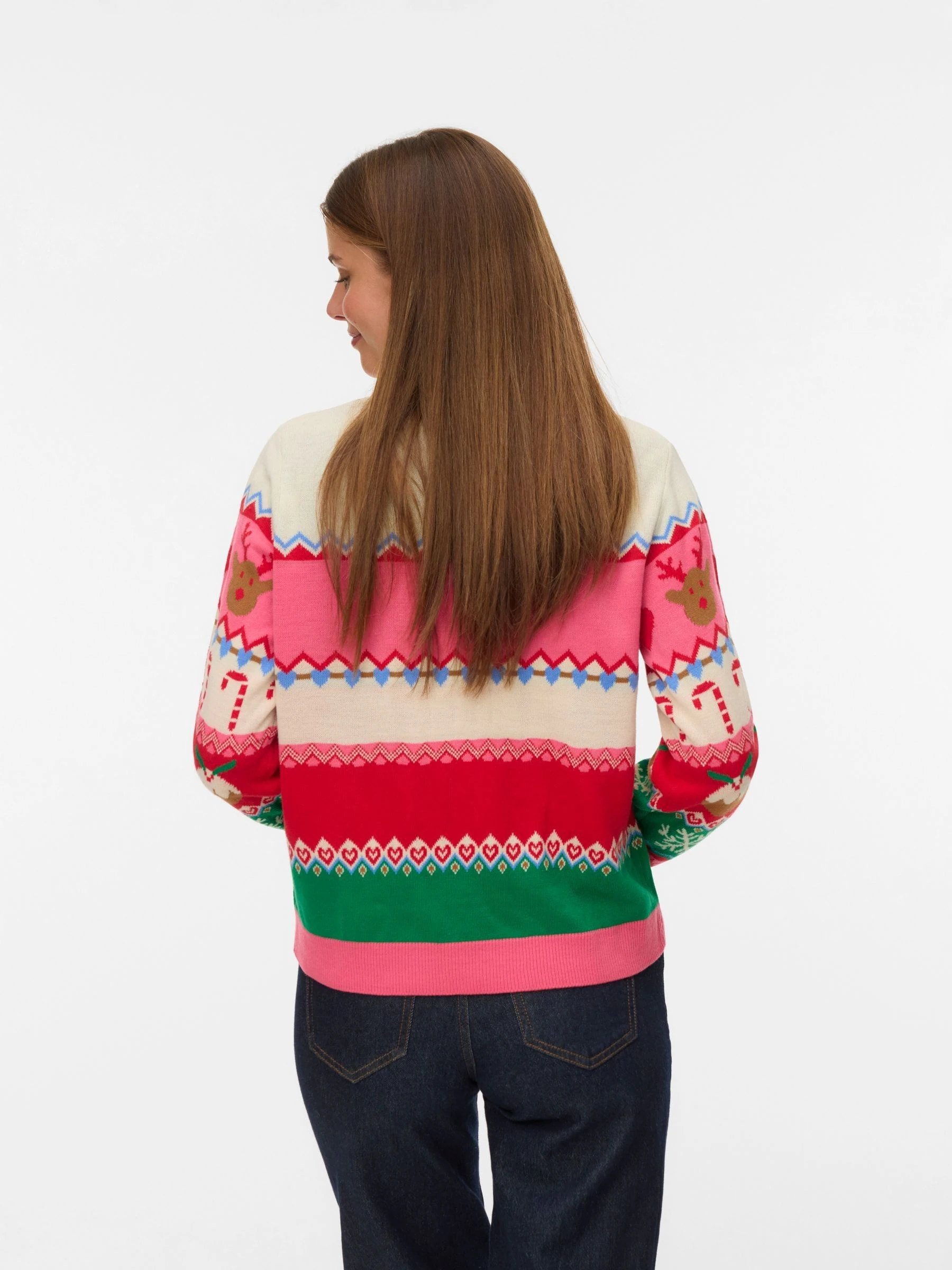 VERO MODA Cosy Candy Cane Novelty Jumper