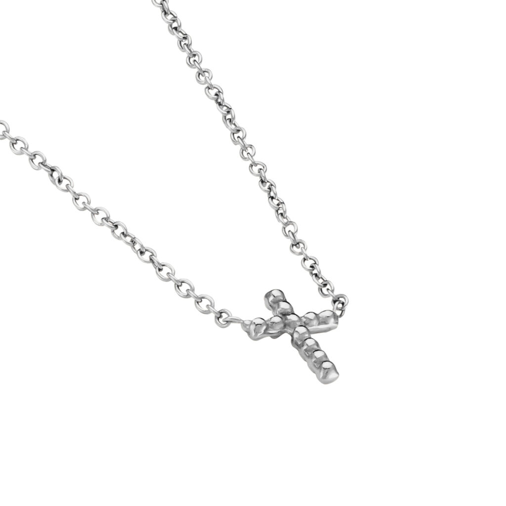 Collier Peyton Argent Blanc