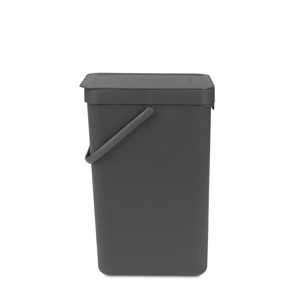 Brabantia Sort & Go Afvalemmer - 16L - Grijs