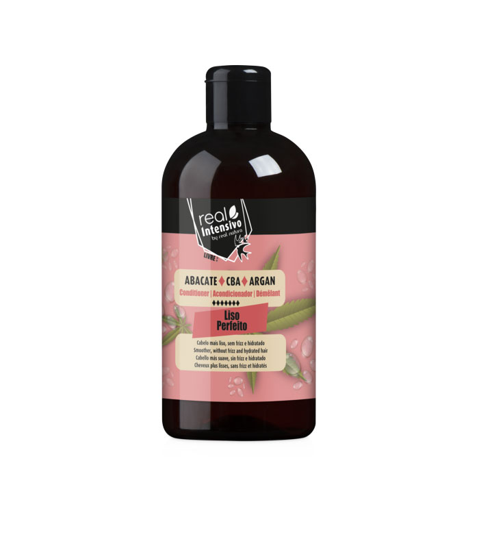 Real Natura - *Real intensivo* - Condicionador de cabelo com abacate, CBA e argan Perfect Smooth