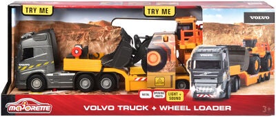 Majorette Grand Series Volvo FH-16 Lastebil med L350H Hjullaster