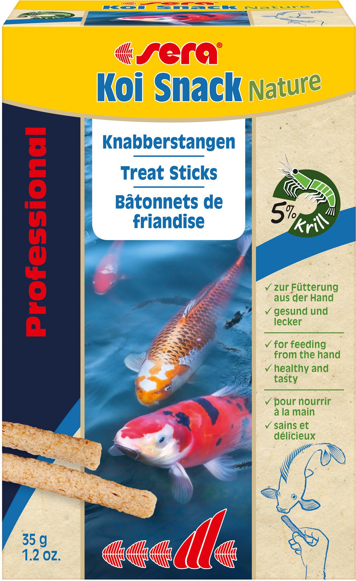 Sera visvoer Koi Snack Nature 20 stuks