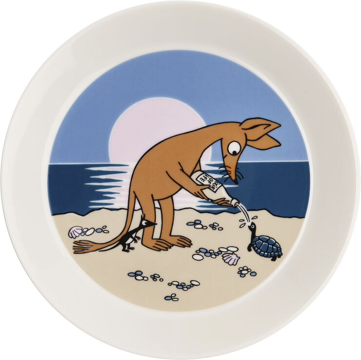 Moomin Arabia Mumi Tallerken 19cm Sniff Blå Blå