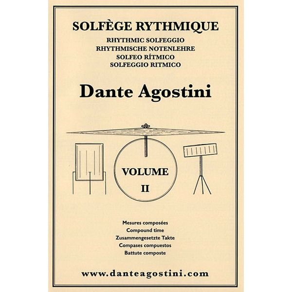 Dante Agostini Solfege Rhythmique Vol.2