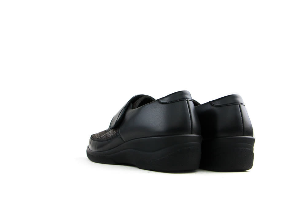 Solidus Klittenbandschoenen Zwart Hedda Terra