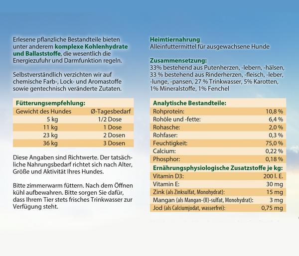 Dehner Best Nature Nassfutter für Hunde Adult