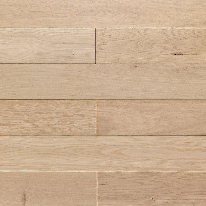 Parquet contrecollé clipsable Lulea L en chêne huilé naturel compatible pièces humides