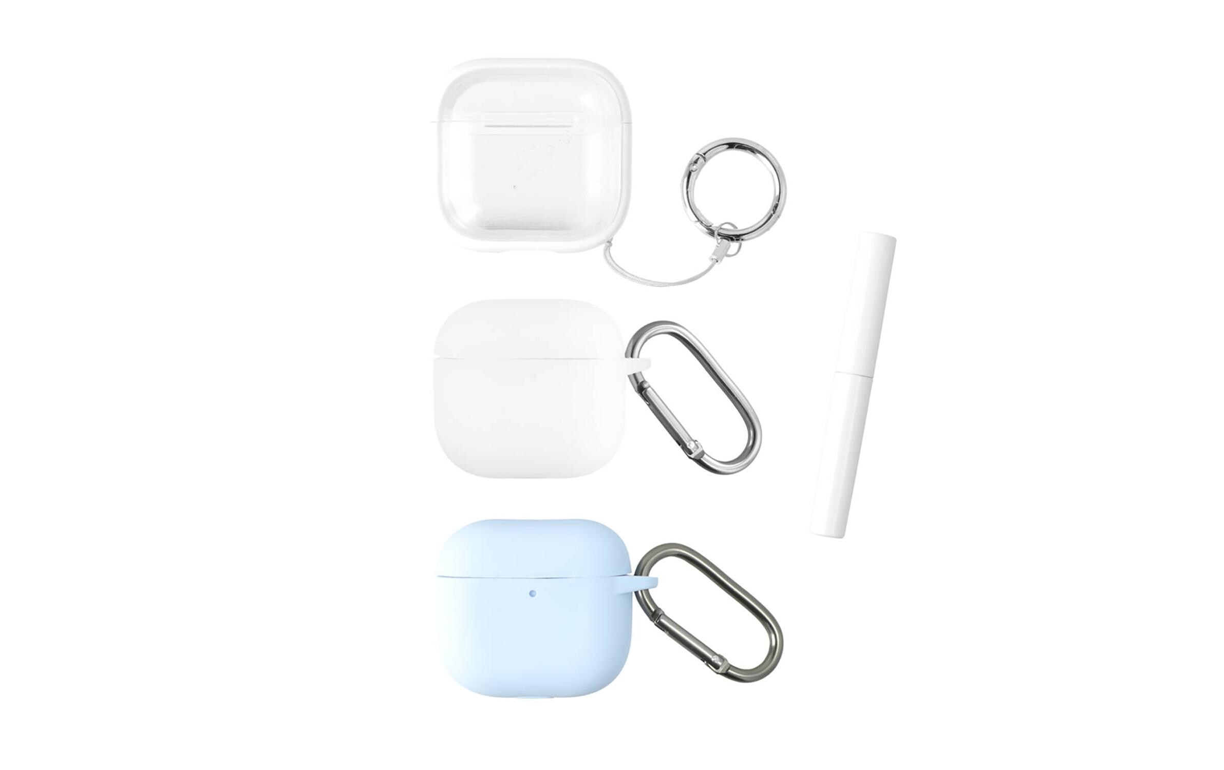 Transportcase Set Omega HellblauSchützendes Hülle-Set für AirPods 4