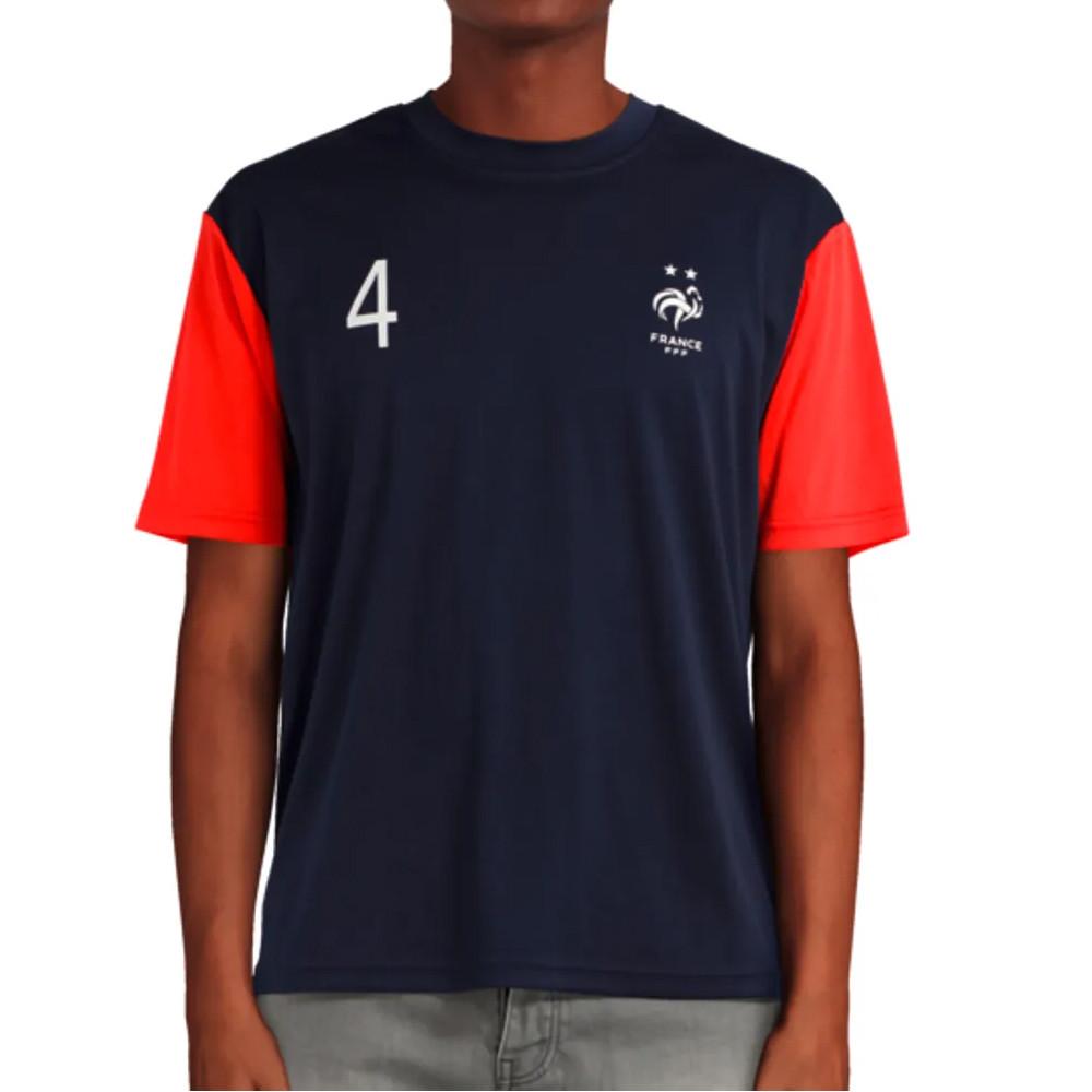 FFF Varane Maillot Fan Marine Homme Equipe de France