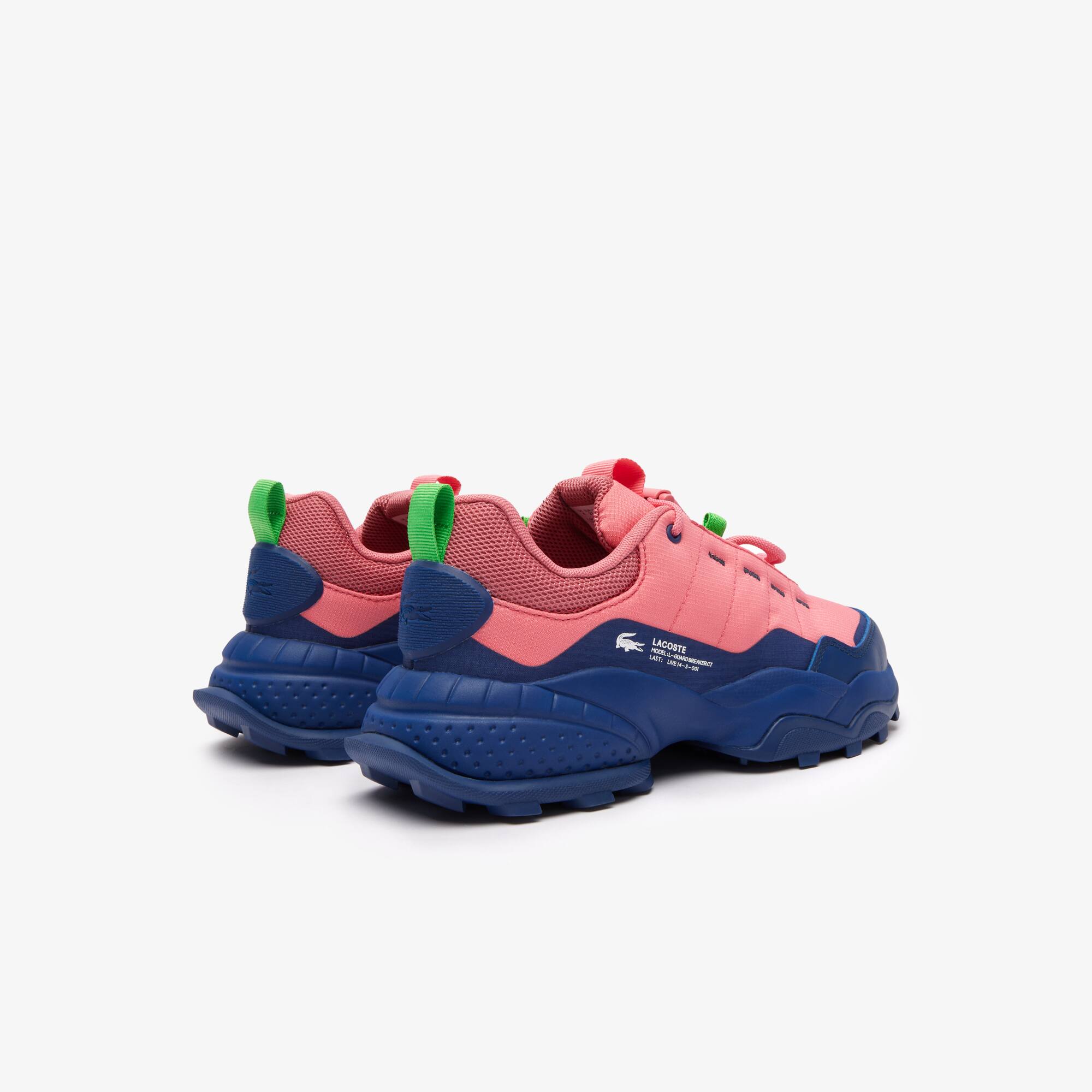 Sneaker Outdoor L-Guard Breaker CT femme en nylon ripstop Outdoor - Rose - Lacoste - Femme