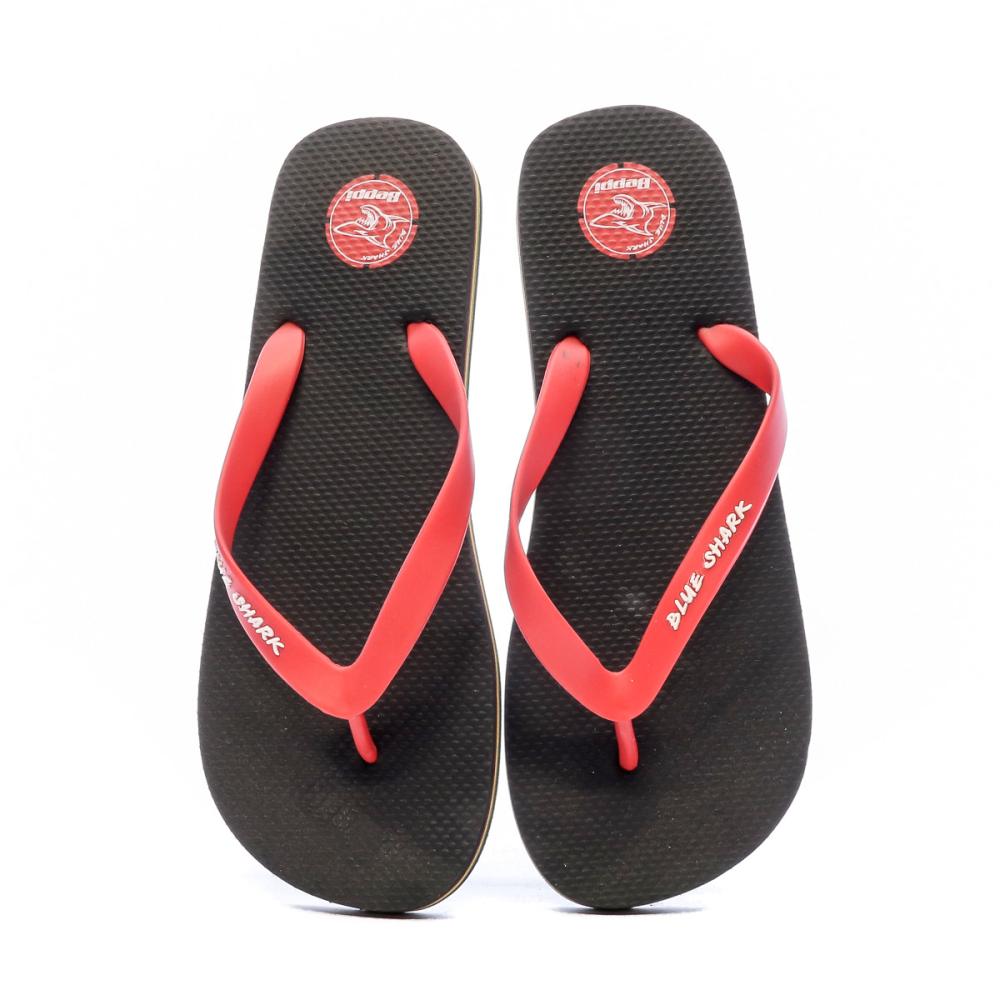 Beppi Tongs Noir/Rouge Homme Beppi Slipper