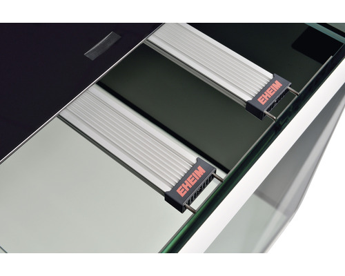 EHEIM incpiria 230 aquariumcombinatie met LED-verlichting en verlichte alpenkast