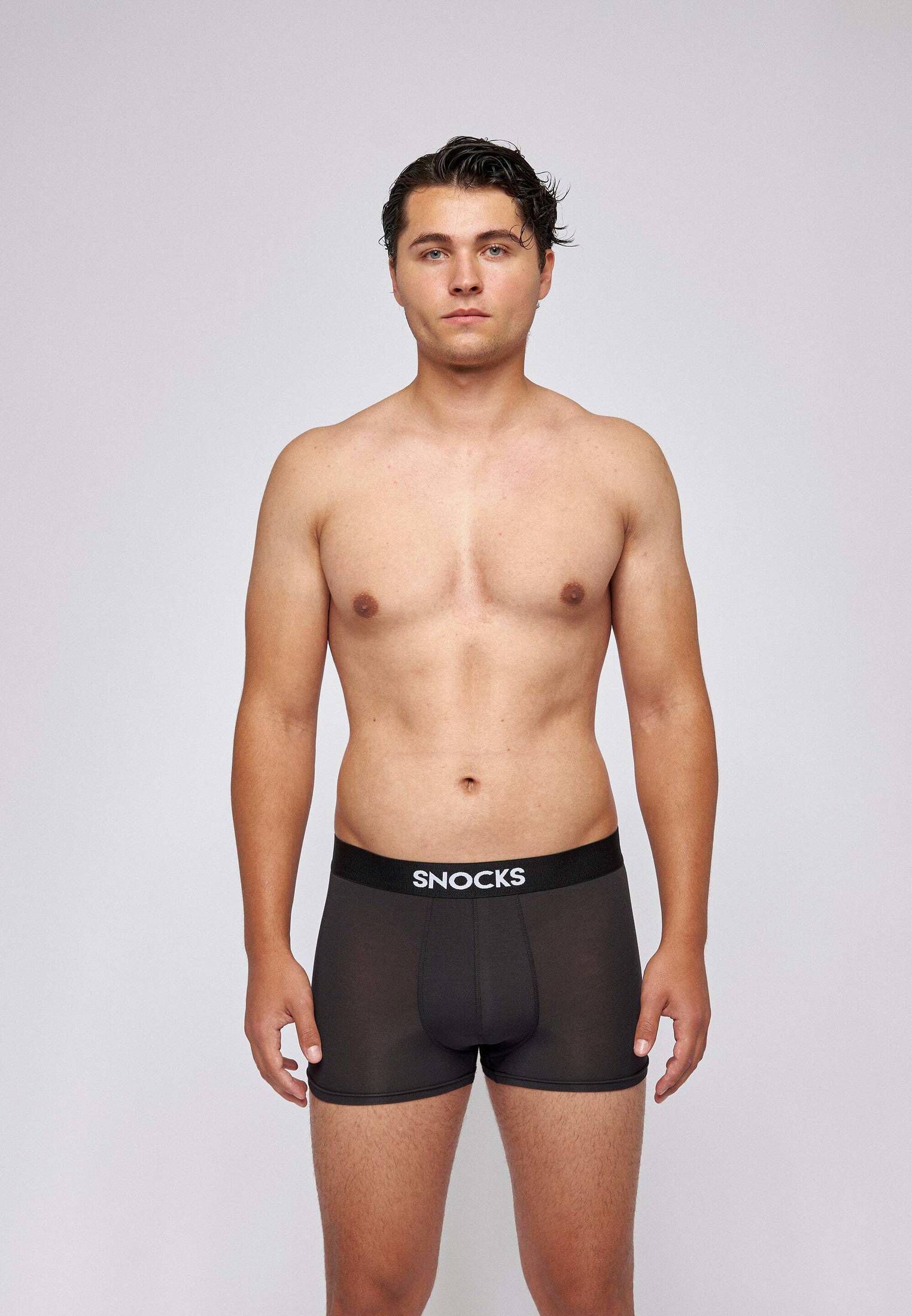 SNOCKS| Herren Modal Boxershorts im 3er-Pack