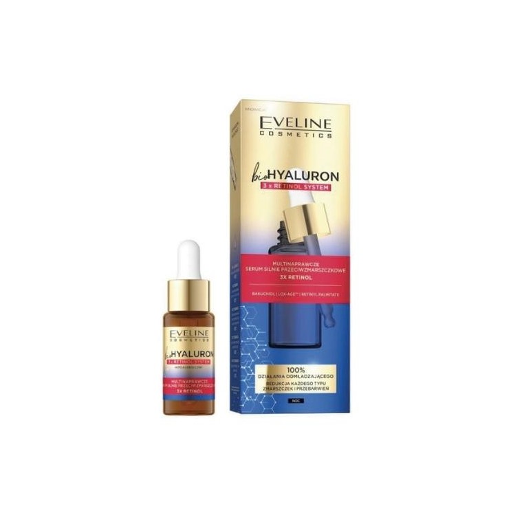 Eveline BioHyaluron 3x Retinol System multi-reparerend Serum 18 ml