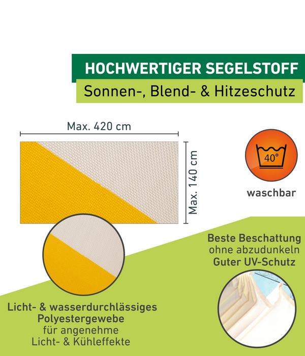 Windhager Sonnensegel, rechteckig, ca.
