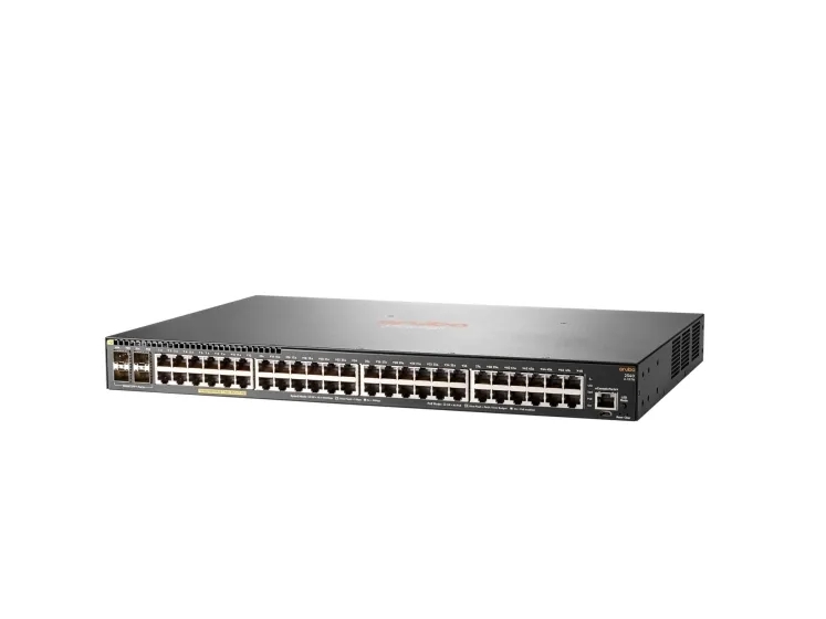 [OUTLET] - HPE Aruba 2540 48G PoE  4SFP  - Switch - Administreret - 48 x 10/100/1000 (PoE )   4 x 10 Gigabit Ethernet / 1 Gigabit Ethernet SFP  - desktop, monterbar på stativ, væg-monterbar - PoE  (370 W)