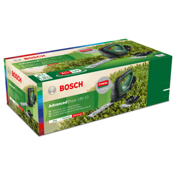 Bosch 18V buxusschaar / grasschaar  Advancedshear (Incl. 2.0Ah accu   lader)