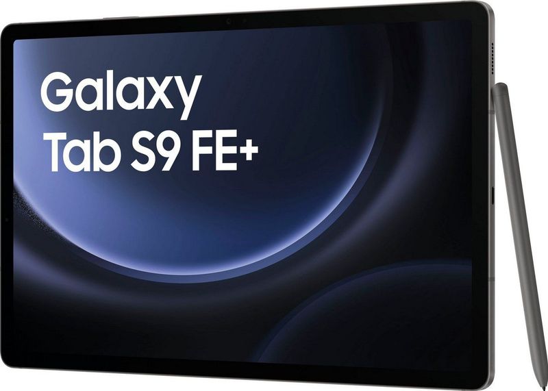 Samsung - Galaxy Tab S9 FE Plus - Tablet - Gray - 256GB