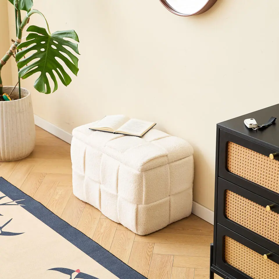 Scandinavische Designbank met Opbergruimte