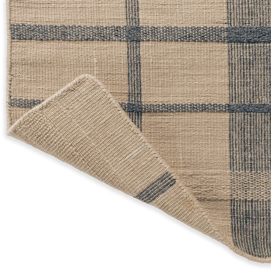 Vloerkleed Check Denim 497408 Zona  | Brink & Campman