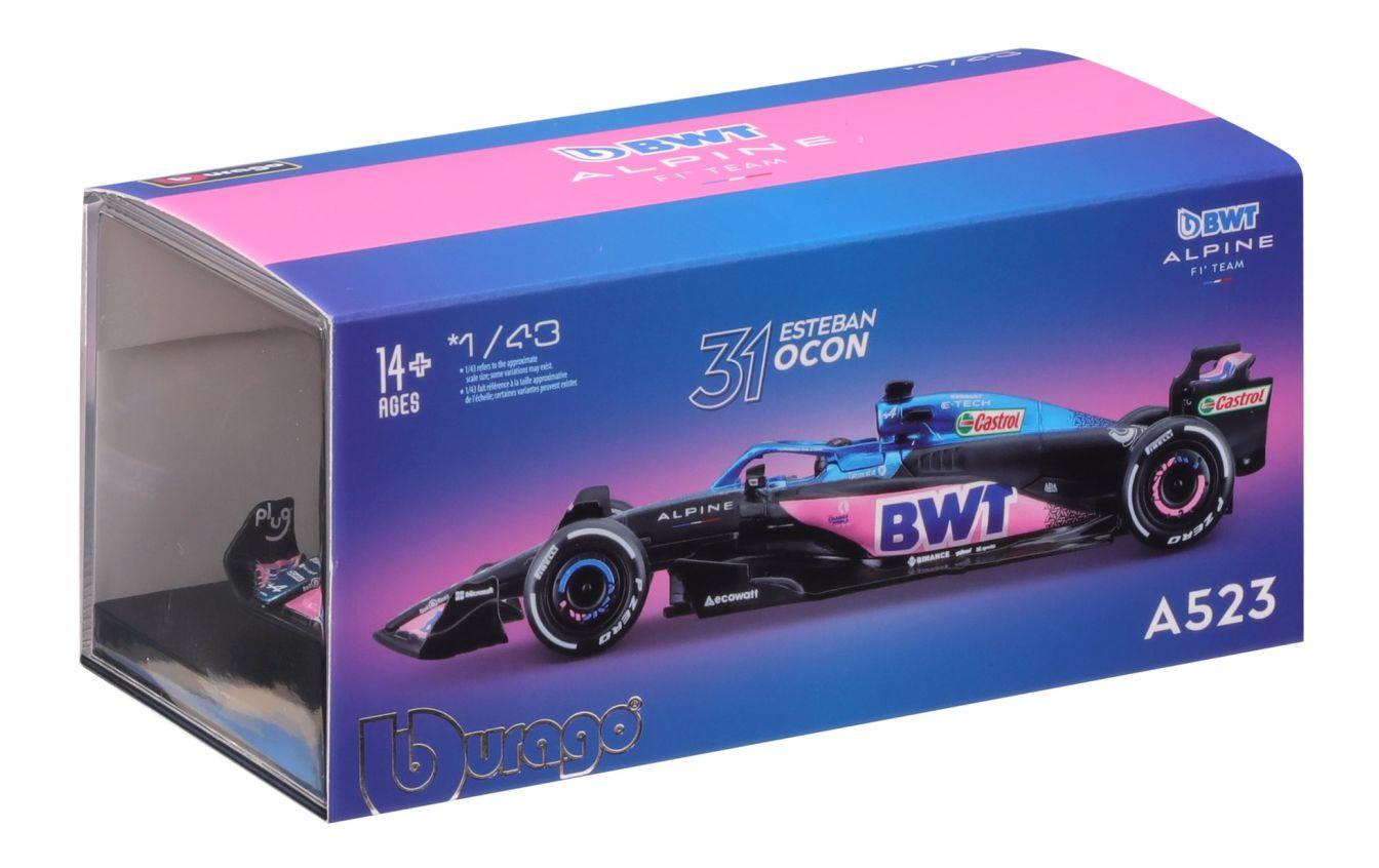 BWT Alpine F1 Team A523 Ocon 2023 1:43Sammlermodell im Massstab 1:43