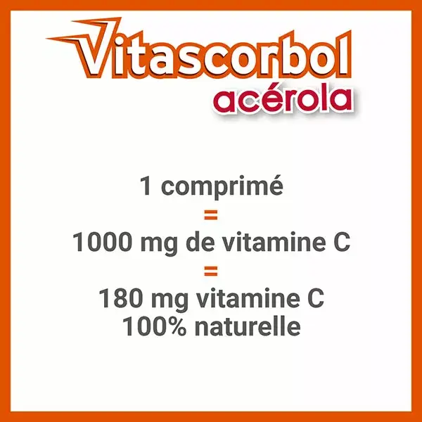 Vitascorbol Acerola 1000 30 comprimidos