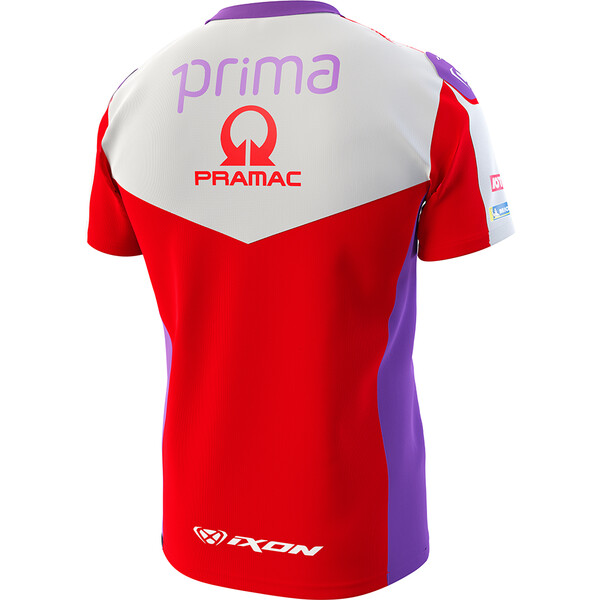 Ixon - T-shirt enfant Pramac 23 Rouge / Blanc / Violet