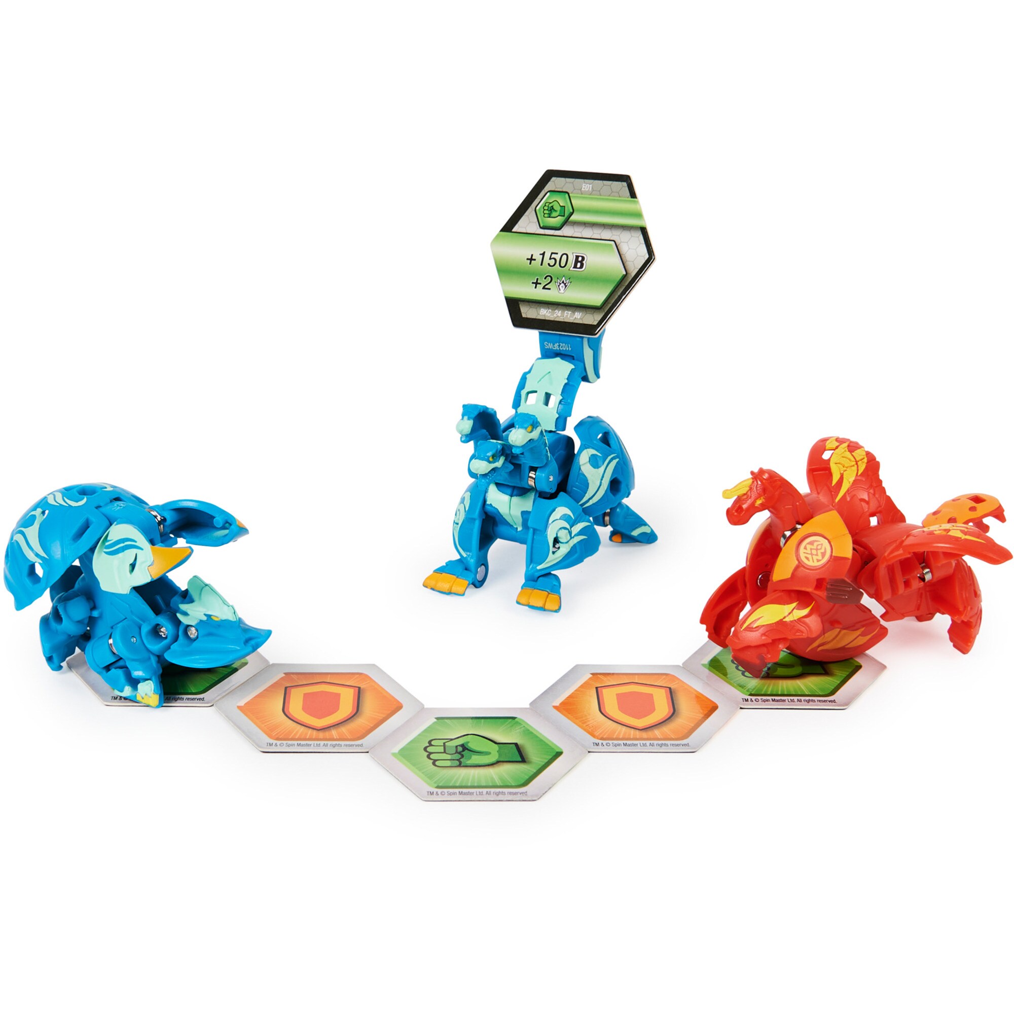 Spin Master Geschicklichkeitsspiel Bakugan Evolutions Starter-Pack mit 3 Bakugan