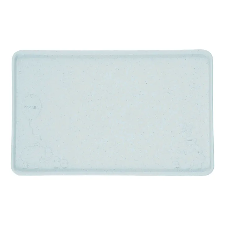Hevea Set de table en caoutchouc naturel | Bleu