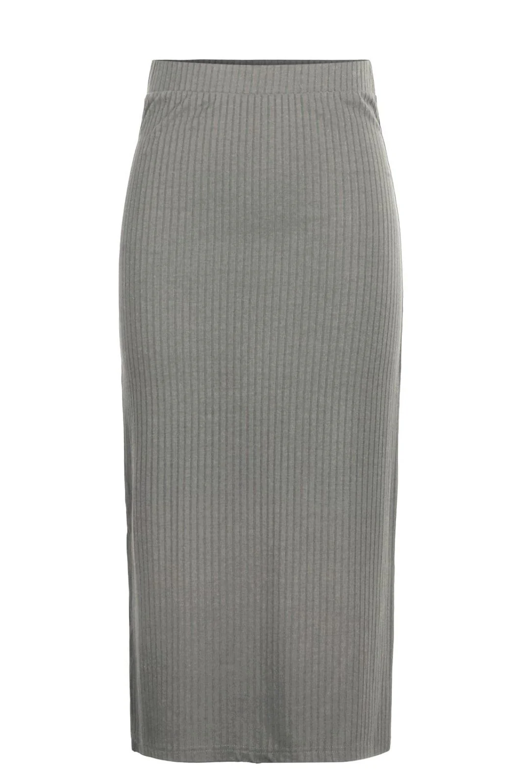Pieces Pckylie Midi Skirt 3301046 light grey melange