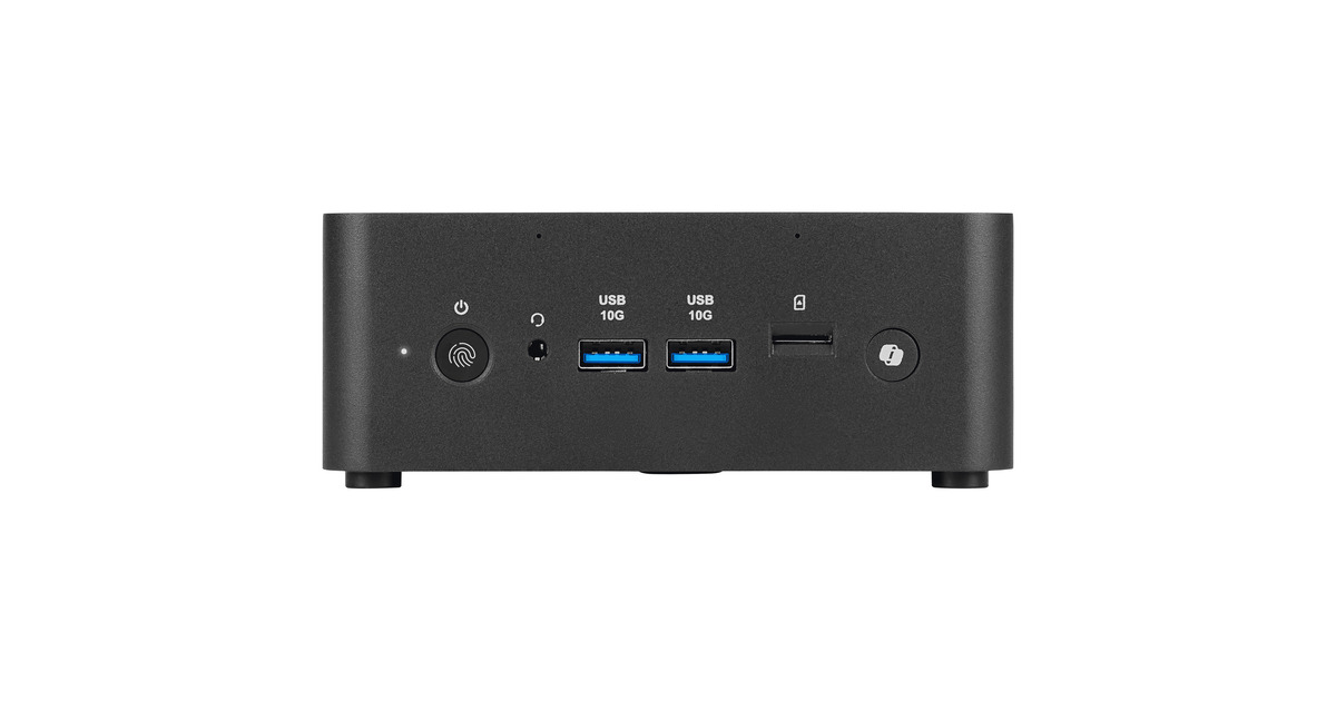 MSICubi NUC AI+ 2MG-002EU pc-systeem  (Zwart | Core Ultra 7 258V | Arc Graphics 140V | 32 GB | 1 TB SSD)