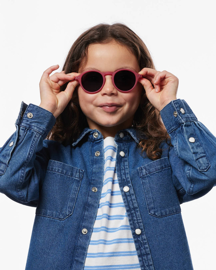 Izipizi Izipizi kids zonnebril 3/5 d Cranberry