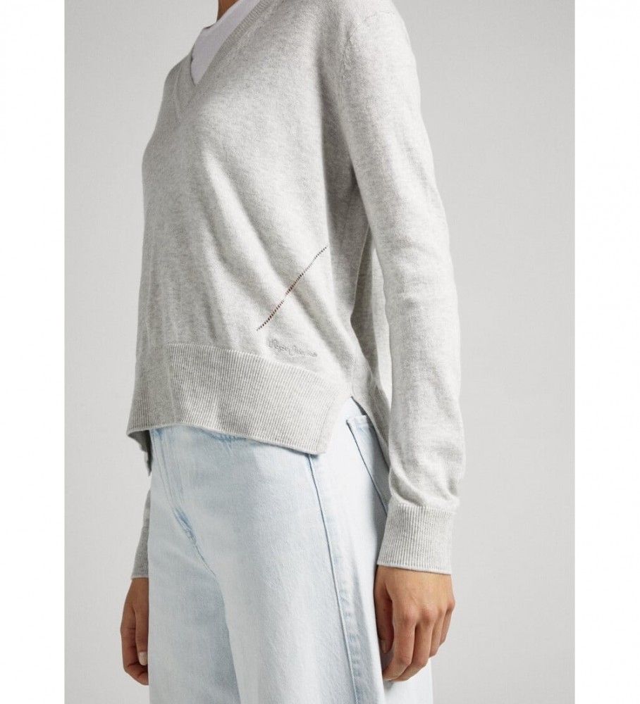Pepe Jeans Jersey Donna V cinza