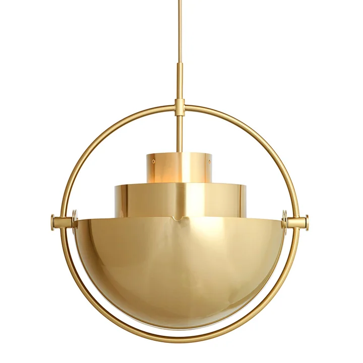 Gubi - Multi-Lite Pendelleuchte Ø 36 cm, Messing