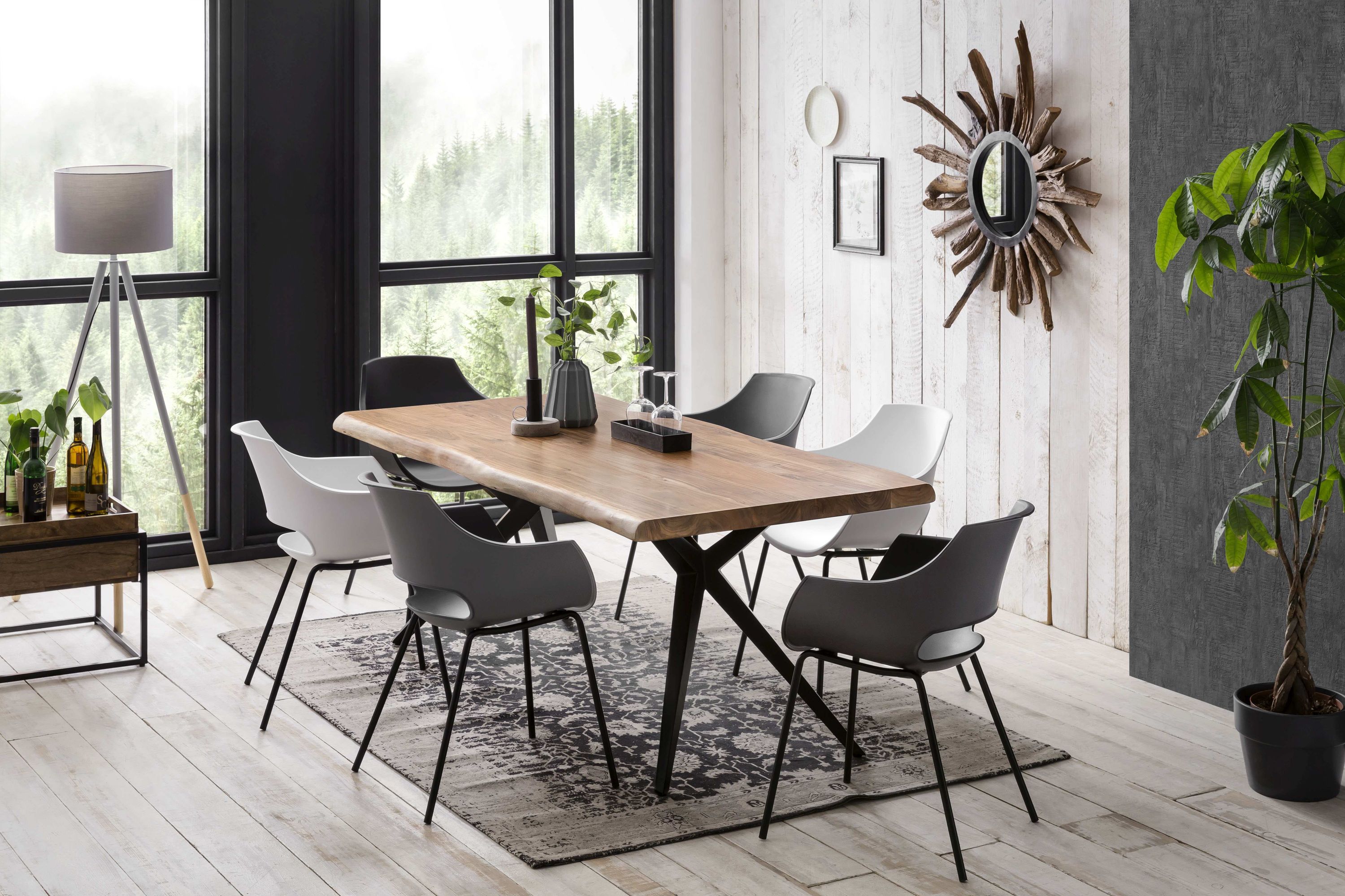 Tischplatte 160x85 Akazie Esstisch Schreibtisch DIY Tisch Zubehör Küchentisch