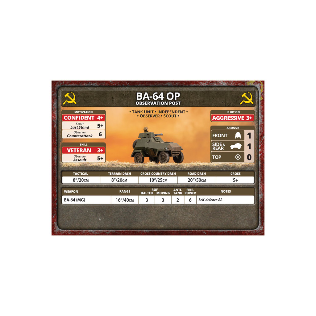 Flames of War - BA-64 Armoured Car Platoon
