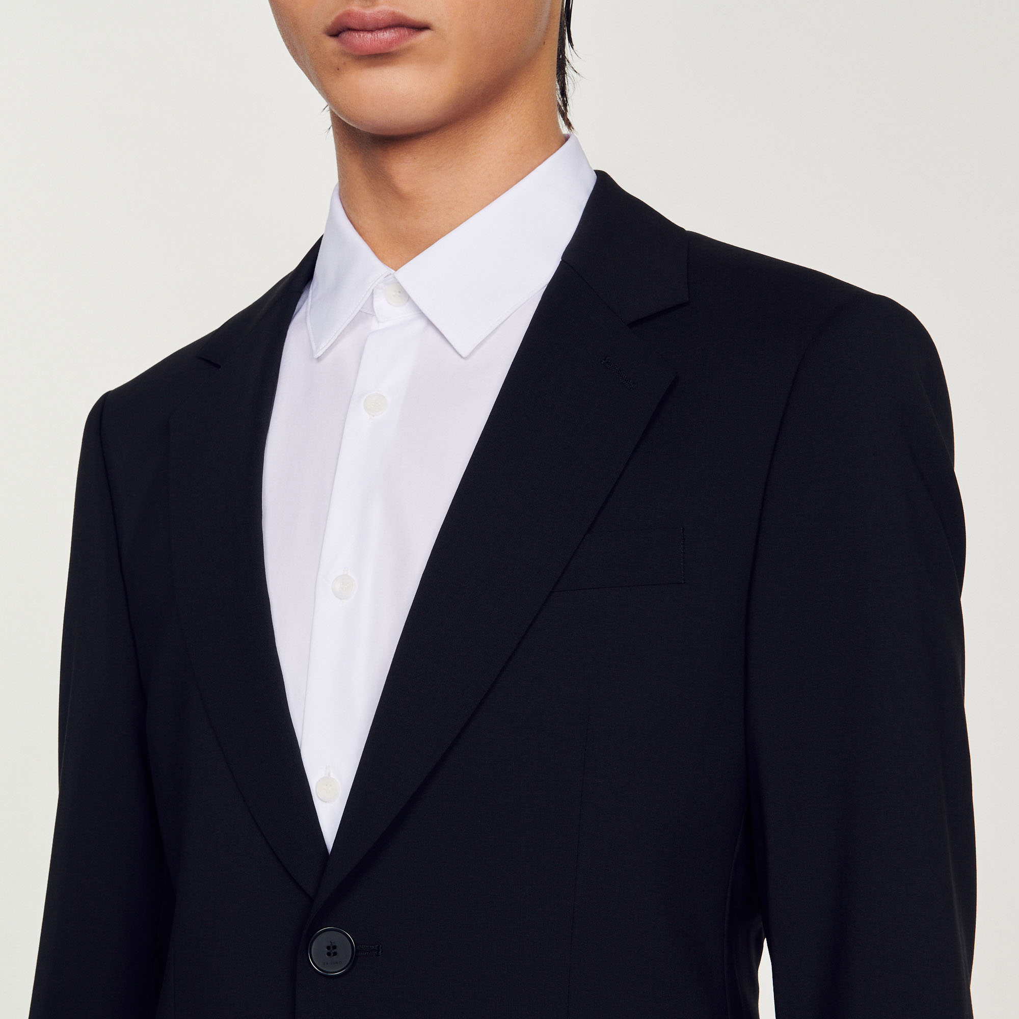 Veste de costume en laine vierge