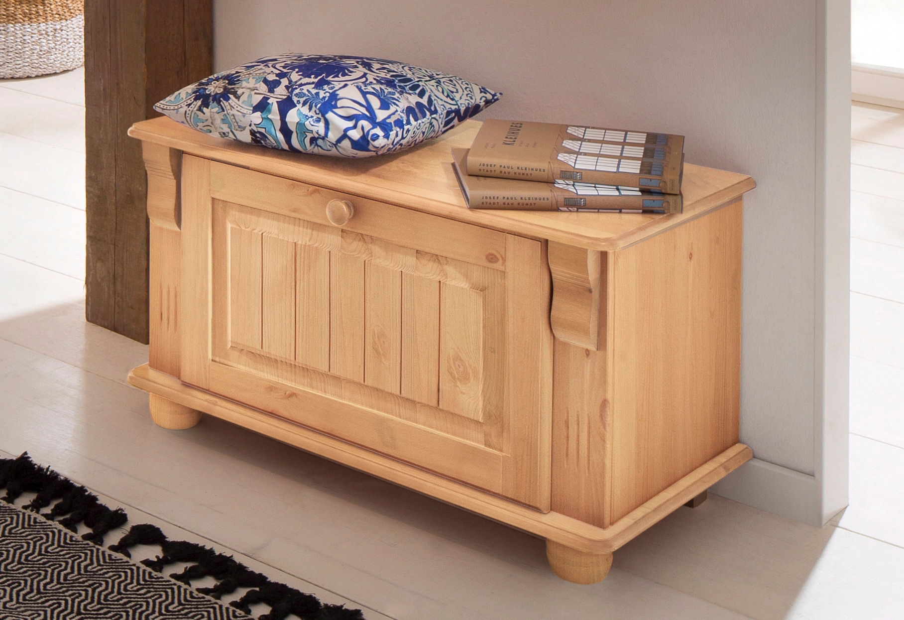 Home affaire Schuhbank »Adele« Breite 80 cm, Sitzhöhe 45 cm, aus massiver Kiefer, FSC®
