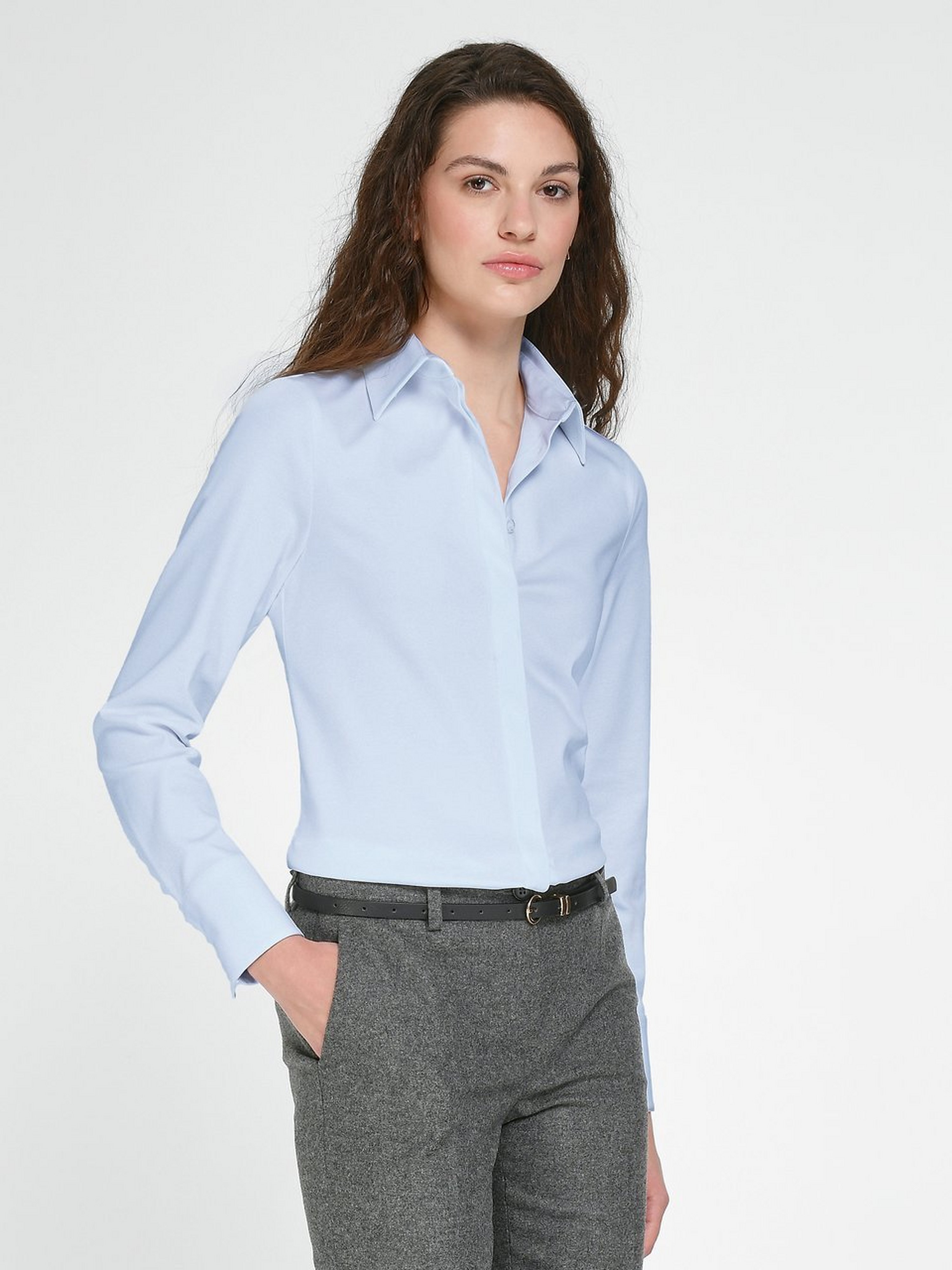 Jersey-Bluse